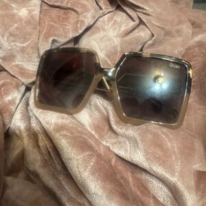 Quay Australia Oversized Brown Sunglasses